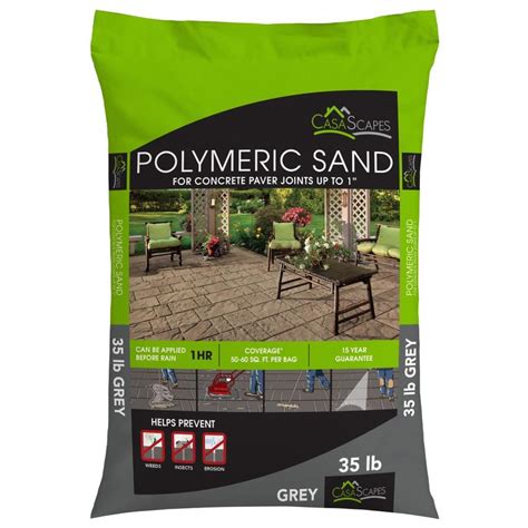 For more tips on laying pavers, check out our guide How to Design and Build a Paver Patio. . Polymeric sand lowes